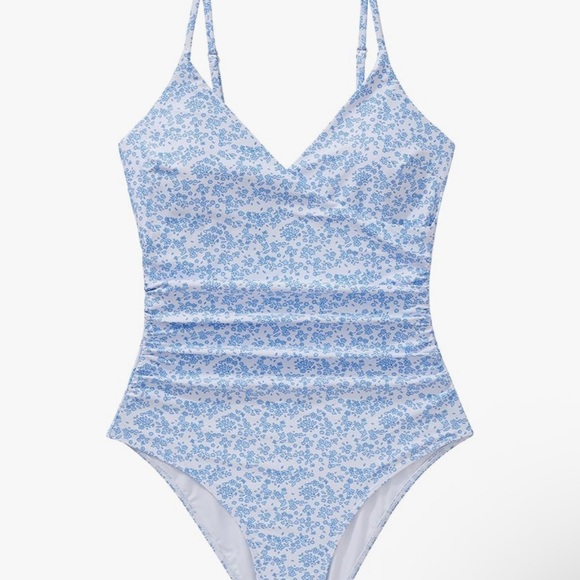 Other - Floral Blue Kids Swimsuit